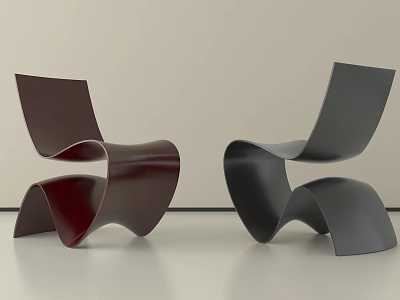 modern leisure chair single chair acrylic 3d model modern leisure chair single chair acrylic 3d model