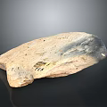 Artistic Sculpture Carving On Natural Raw Stone With Textured Surface