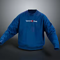 Blue Tommy Hilfiger Sweatshirt With Classic Logo Casual Comfortable Ideal For Daily Outfits