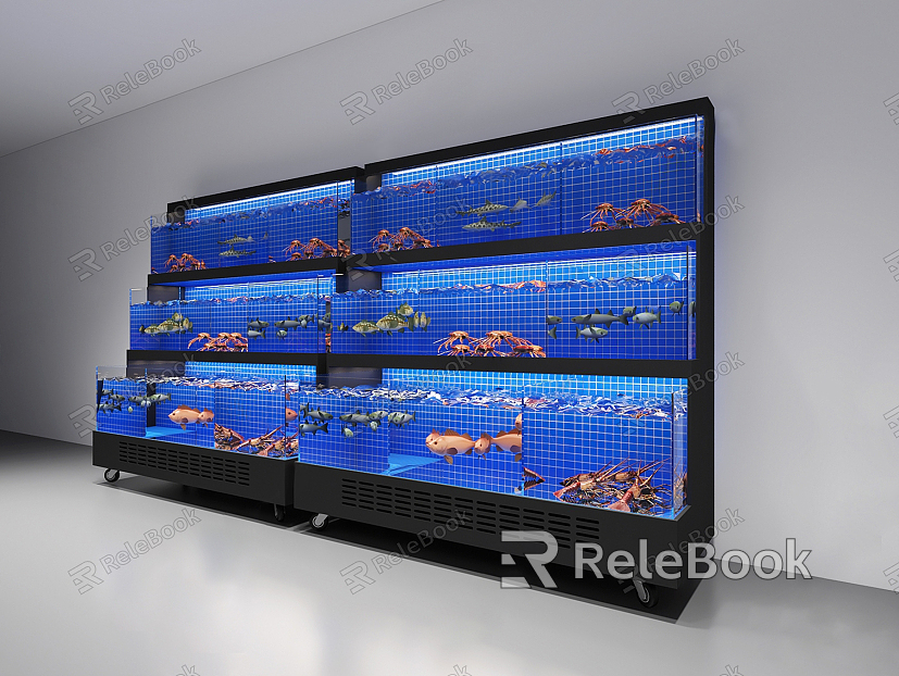 Modern Seafood Pond Seafood Cabinet model