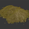 Large Pile of Crushed Stones With Various Sizes And Textures