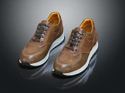 Modern Shoes Travel Shoes Mountaineering Shoes Casual Shoes 3d model