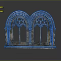 windows old windows old windows old windows antique windows classical windows gatehouse 3d model