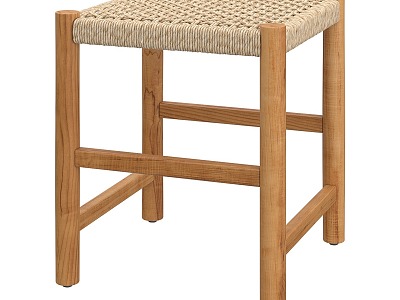 Japanese Style Wooden Stool Vintage Rope Stool Home Shoe Changing Stool Dining Stool Grey Wooden Dressing Stool Handmade Woven Cherry Wood Nordic Makeup Stool Solid Wood Shoe Changing Stool model