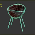 Modern Red Upholstered Chair With Wooden Legs And Sleek Contemporary Design
