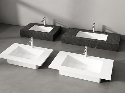 Modern wash basin wash basin wash basin wash basin under counter basin 3d model