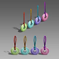 Three-Shading Two-Shading Jade Jade Peibao Jade Heshibi Round Jade Game Wind Hand-painted Wind Realistic Wind Low Face Number 3d model