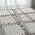 Modern Square Carpet Combo 3d model