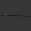 Traditional Garden Shovel Featuring Metal Blade And Wooden Handle Design