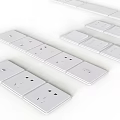 Modern socket switch socket 3d model