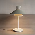 WestElm cream wind table lamp bedside lamp reading lamp 3d model