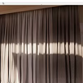 Elegant Layered Curtains With Textured Fabric And Sheer Inner Panels For Home