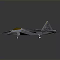 3D Model Of Space Aerospace Fighter Jet With Sleek Design And Cockpit