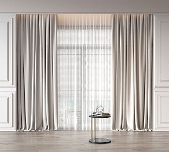 Modern Curtains 3d model