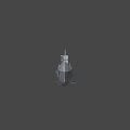 Gray Military Submarine Water Vessel With Vintage Exterior And Structural Design