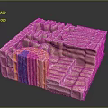 Educational 3D Plant Cell Structure Model With Colorful Organelles And Detailed Cellular Parts