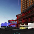 Modern Commercial Building Spirit Fortress 3d model