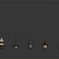 Various Design Pendant Lights With Different Colors For Interior Decoration