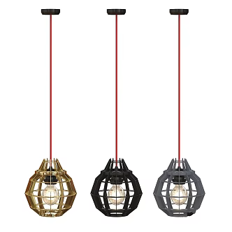 Modern Chandelier Dare Studio Cage 3d model