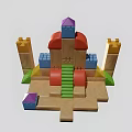 Castle Building Blocks 3d model