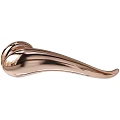Modern Elegant Brass Handle With Sleek Curved Design For Cabinet Doors