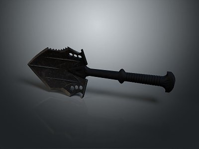 spade shovel tool hardware tools processing tools 3d model