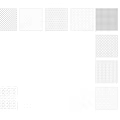 Decorative Perforated Wainscoting Panels Featuring Various Geometric Patterns For Interior Design 3d model