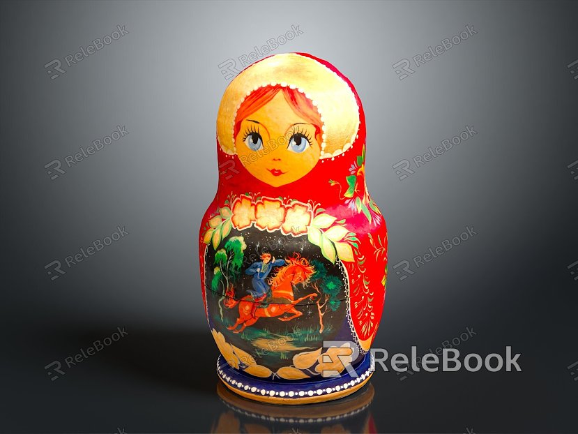 Russian Doll Doll Doll Doll Doll Gourd Gourd Carving Crafts Decorations model