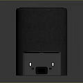 Black Cylindrical Computer Power Adapter With Plug Design For Laptop Charging