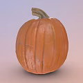 Fresh Ripe Orange Whole Pumpkin Perfect For Healthy Cooking And Baking