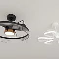 Modern Black And White Chandelier Design With Creative Ceiling Light Fixtures