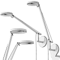 Modern Wall Lamp With Adjustable Arm Black And White Design For Indoor Lighting