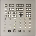 Modern Downlights and Spotlights with Various Designs and Sizes on 3d model