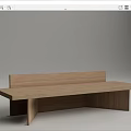 Modern Wooden Leisure Chair Design With Light And Dark Wood Tones Simple Structure