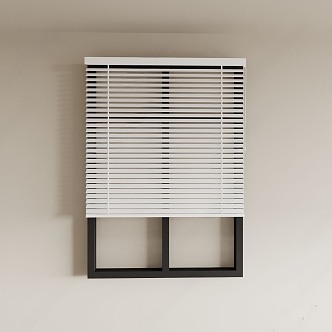 Modern Minimalist Venetian Blinds 3d model