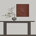 New Chinese-style Duanjing Strip Case 3d model