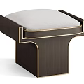 Modern combination sofa stool combination 3d model