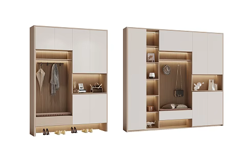 Modern shoe cabinet 3d model