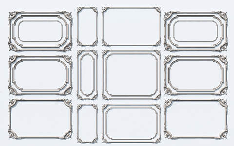 Jane Europe plaster line 3d model