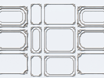 Jane Europe plaster line 3d model