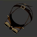 Steampunk Goggles With Leather Strap Brass Accents And Vintage Design Lenses