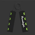 Moonlight Grip Strengthener With Black Green Non Slip Dots And Comfortable Grips