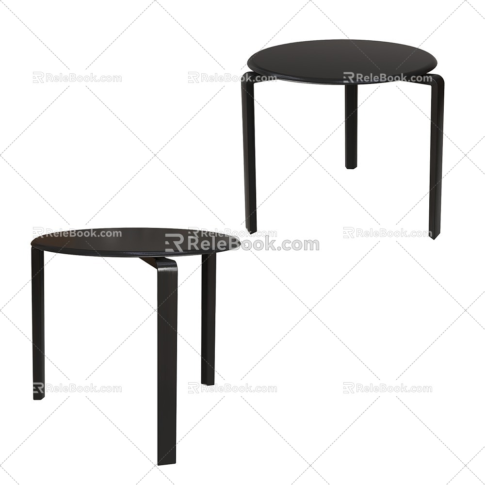 Fermob casual stool 3d model