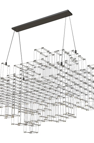 Merger coupling chandelier 18w 3d model