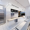 Modern Convenience Store Small Supermarket 24-hour Convenience Store 3d model