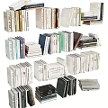 Assorted Books And Magazines Stacked In Different Sizes And Colors For Home Library