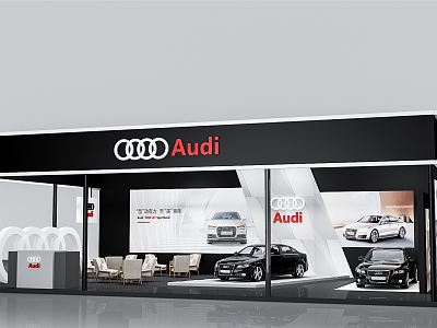 Modern Exhibition Audi Booth model