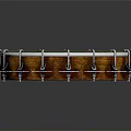 Handcrafted Traditional Drum With Light Leather Head And Wooden Body On Dark Reflective Background