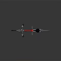 Red Bicycle With Black Seat Red And Silver Frame Large Wheels Casual Style Reflective Surface
