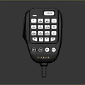 Electronic Vapor Control Device With Input Button Panel And Functional Keys